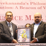 HNLU Hosts Former Supreme Court Judge, Hon’ble Mr. Justice M.R. Shah, for the 4th Swami Vivekananda Memorial Lecture