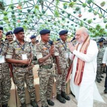 Union Home Minister Amit Shah Interacts with Security Forces in Chhattisgarh, Reiterates Commitment to End Naxalism by March 2026