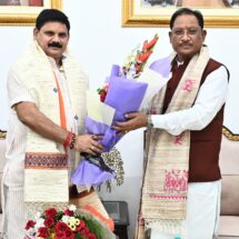 Union Minister Satish Chandra Dubey Meets CM Vishnu Deo Sai to Discuss Coal Sector Growth
