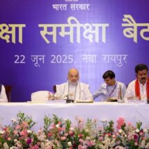Union Home Minister Amit Shah Chairs High-Level Review on Naxalism in Raipur