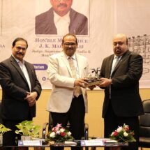 Supreme Court Judge Justice J.K. Maheshwari Visits HNLU for the First Time