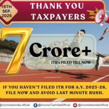 Over 7 Crore Income Tax Returns Filed as Deadline Approaches: IT Department