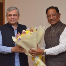 CM Vishnu Deo Sai Meets Union Railways Minister Ashwini Vaishnav