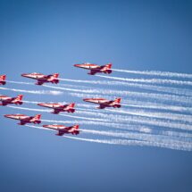 Suryakiran Aerobatic Team Inspires Students in Raipur, Ignites Passion for the Sky