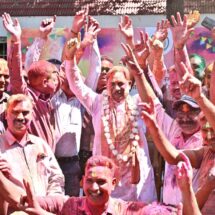 Holi Celebrated with Fervour at CM Residence in Raipur