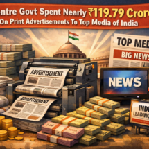 Centre spent nearly ₹119.79 crore on print advertisements in 2024–25, data shows