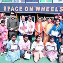 “Space on Wheels” turns into a mobile learning hub for space science for children in Jashpur