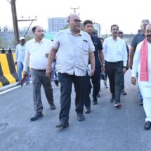 Kachna Railway Over-Bridge Nears Completion; Deputy CM Arun Sao Reviews Final Phase