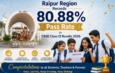 Raipur Region Records 80.88% Pass Rate in CBSE Class 12 Results 2026; CM Vishnu Deo Sai Congratulates Successful Students