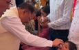 Chief Minister administers Swarna Prashan to children at central convention of Chandranahu Kurmi-Kshatriya community