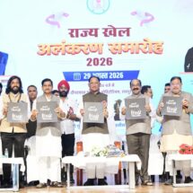 CM Sai Unveils Sports-Themed Photo Exhibition, Coffee Table Book ‘Hamare Khiladi’