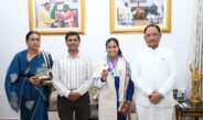 Commonwealth Games Silver Medallist Gyaneshwari Yadav Receives Grand Welcome at Chief Minister’s Residence