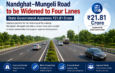 Chhattisgarh Government Sanctions ₹21.81 Crore for Four-Laning of Nandghat–Mungeli Road