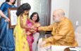 Amit Shah Celebrates Raksha Bandhan with Girls Living with Type-1 Diabetes in Ahmedabad
