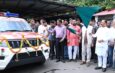 Chief Minister Shri Vishnu Deo Sai flags off free ambulance for Dharsiwa Assembly constituency