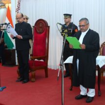 Justice Krushna Ram Mohapatra Takes Oath as 16th Chief Justice of Chhattisgarh High Court