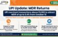 UPI merchant transactions above ₹2,000 to attract MDR of up to 0.4% from October 15