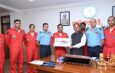 Indian Air Force’s Sarang Helicopter Display Team Meets Chief Minister Shri Vishnu Deo Sai